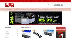 Desktop Screenshot of ligcartuchos.com