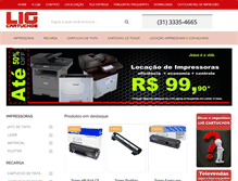 Tablet Screenshot of ligcartuchos.com